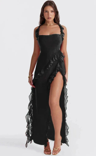 Evelyn - Elegant Open Leg Dress