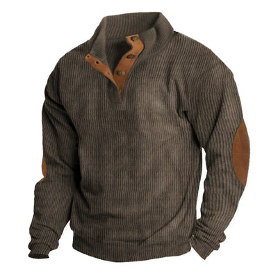 Friedrich – Ribbed Button Sweater