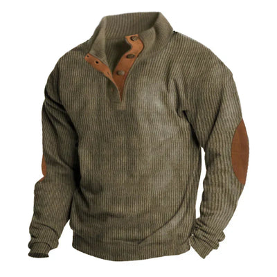 Friedrich – Ribbed Button Sweater