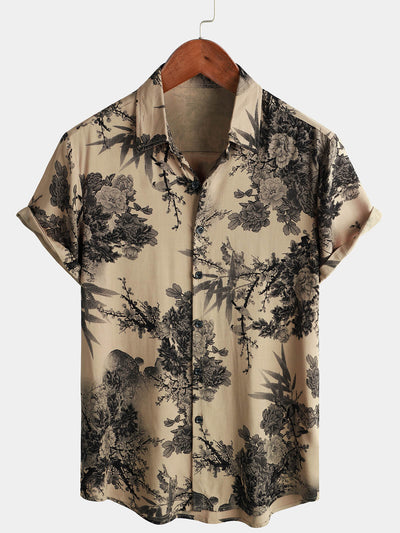 Beau – Classic Hawaiian Rayon Short Sleeve Shirt
