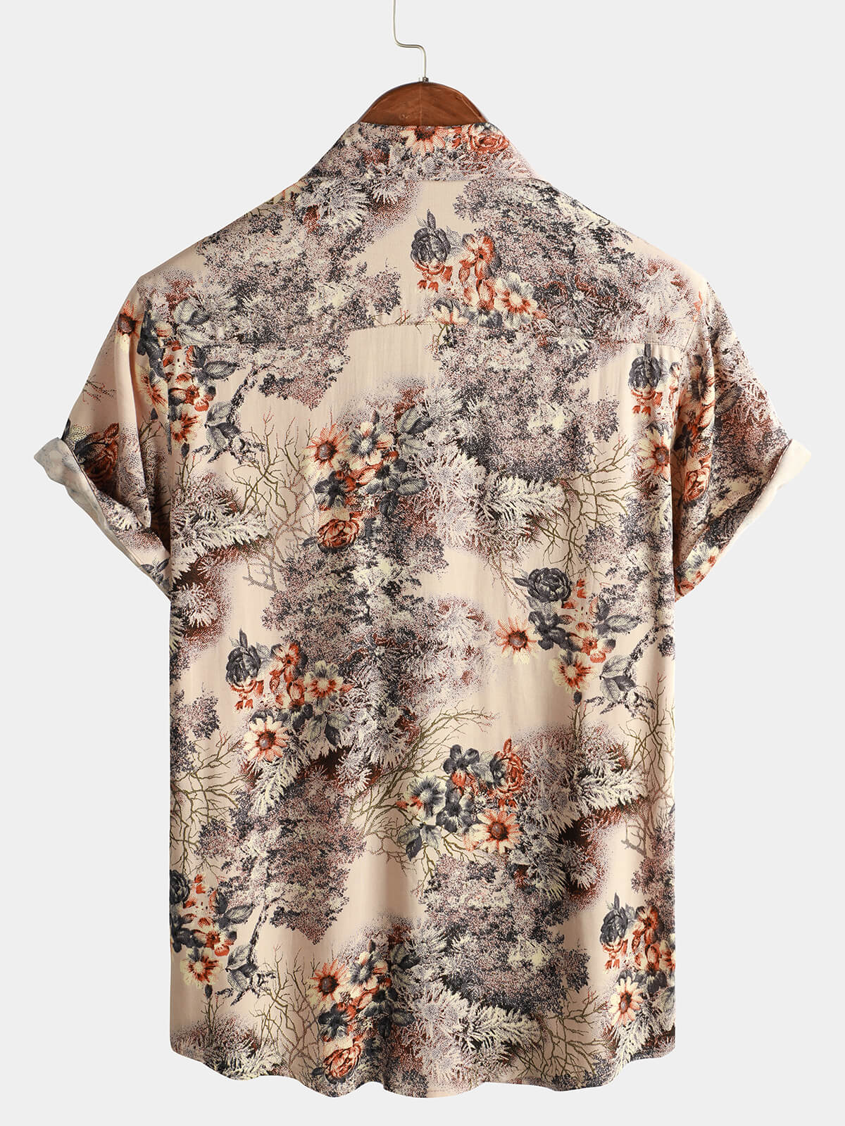Noah – Floral Print Short Sleeve Vacation Shirt