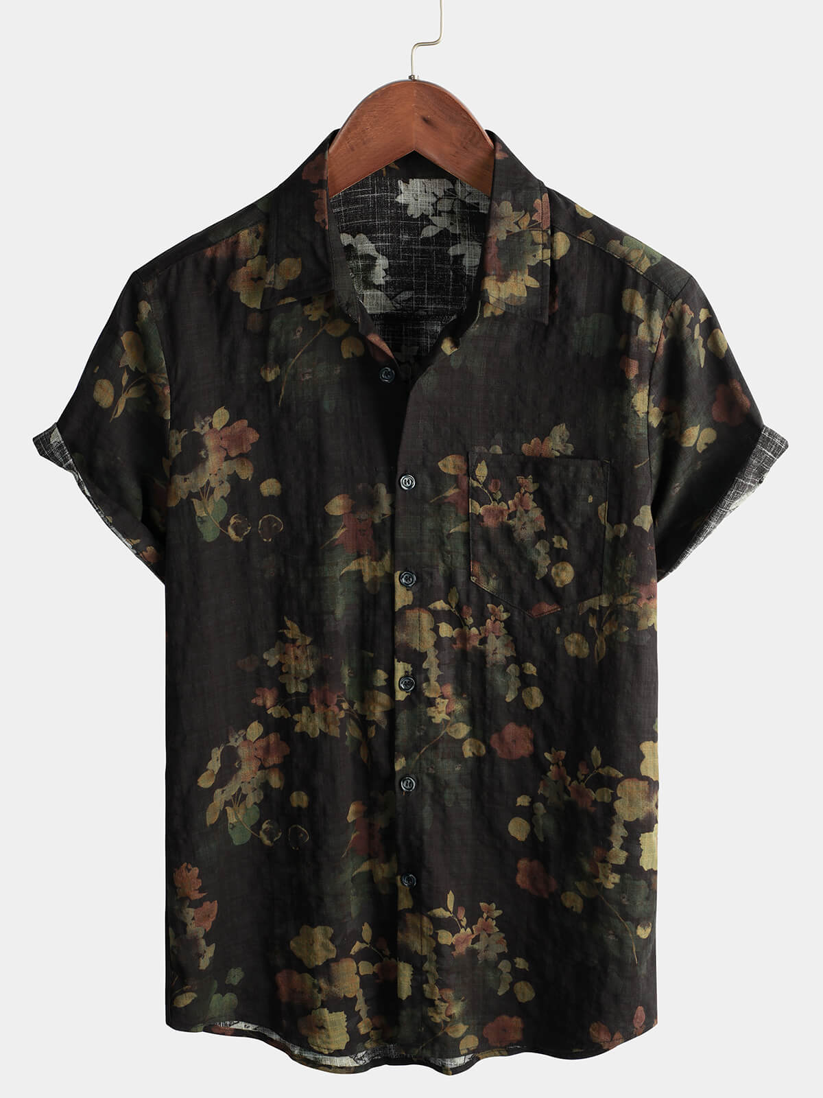 Theo – Casual Cotton Short Sleeve Beach Shirt