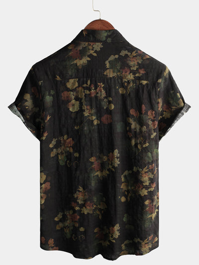 Theo – Casual Cotton Short Sleeve Beach Shirt