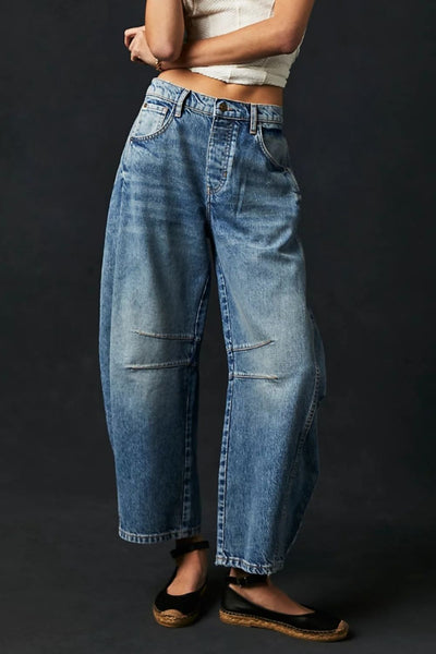 Ella – Wide-Leg Pocket Jeans