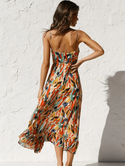 CHIARA - COLORED MIDI DRESS
