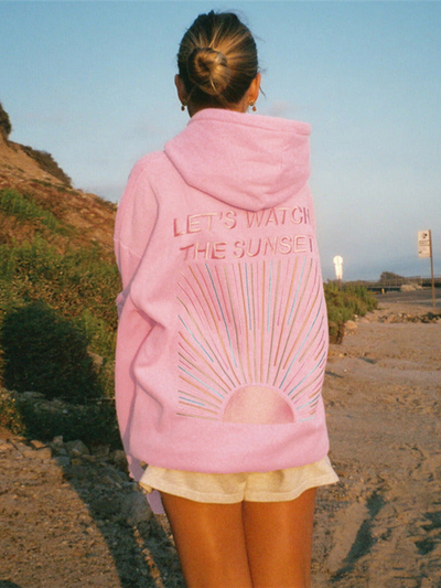 Ophelia – Evening Bliss Hoodie with Soft Comfort & Sunset-Inspired Serenity