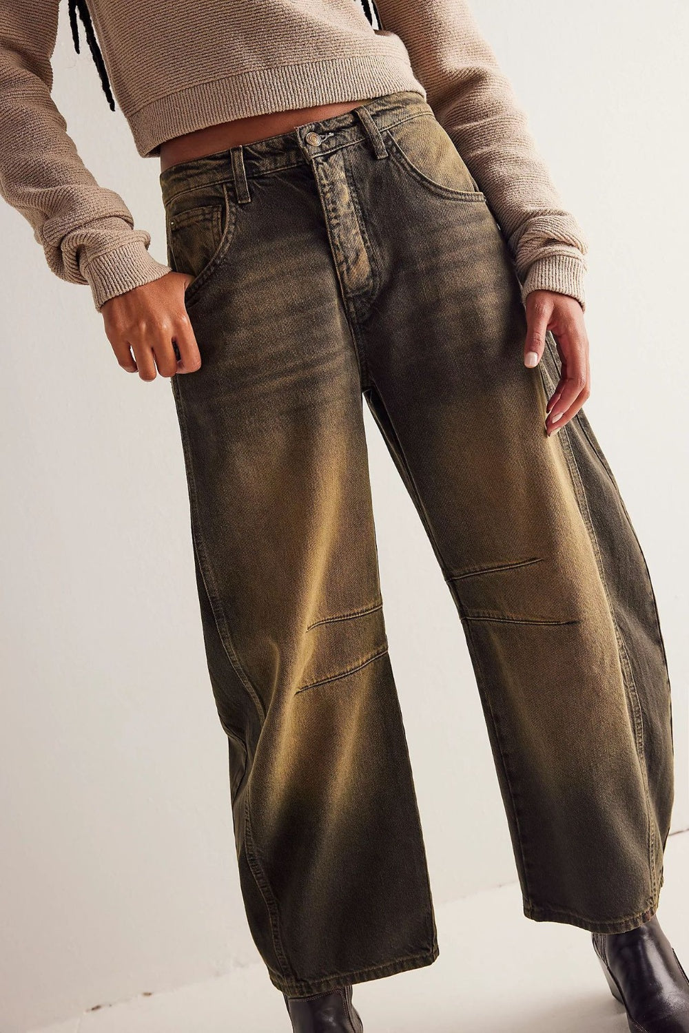 Ella – Wide-Leg Pocket Jeans