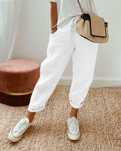 Iris – Breathable Luxe Linen Comfort Pants