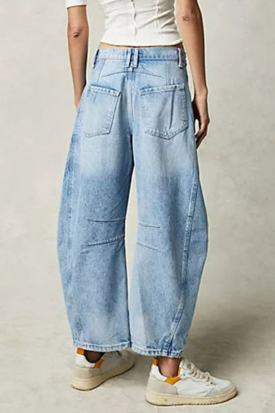 Ella – Wide-Leg Pocket Jeans