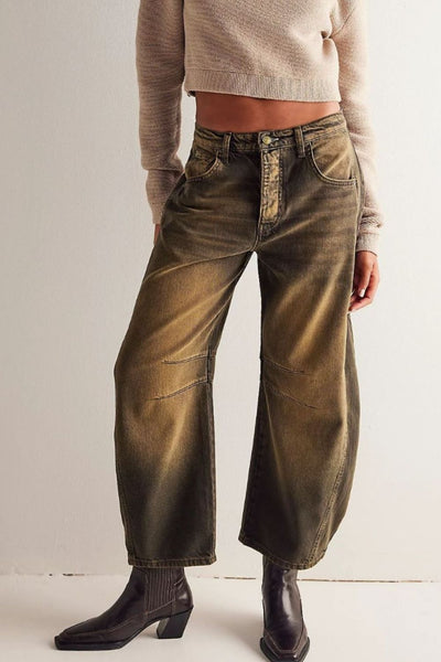 Ella – Wide-Leg Pocket Jeans