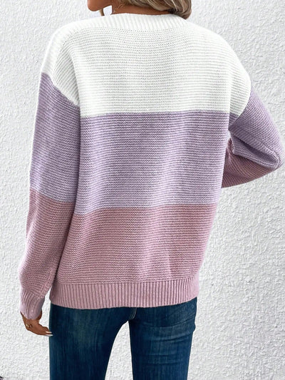 Aria – Soft Ombre Knit Sweater with Relaxed Fit & Cozy Feel