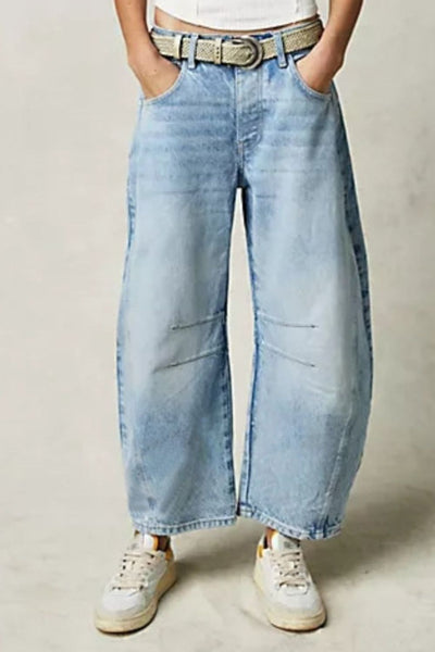 Ella – Wide-Leg Pocket Jeans