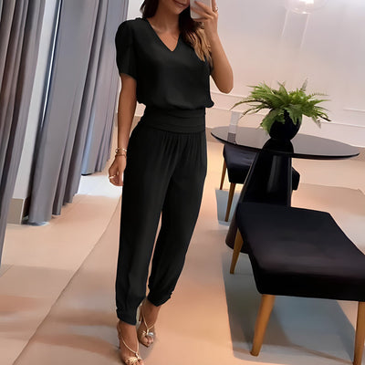 Elena - Fashionable Blouse and Pants Set