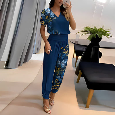 Elena - Fashionable Blouse and Pants Set
