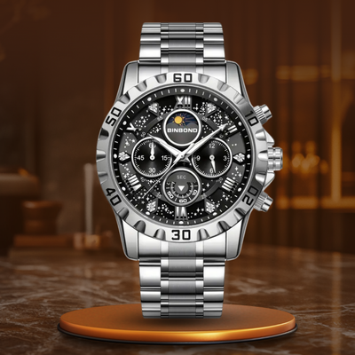 Elliot – Prestige Chronograph Watch with Stainless Steel Bracelet