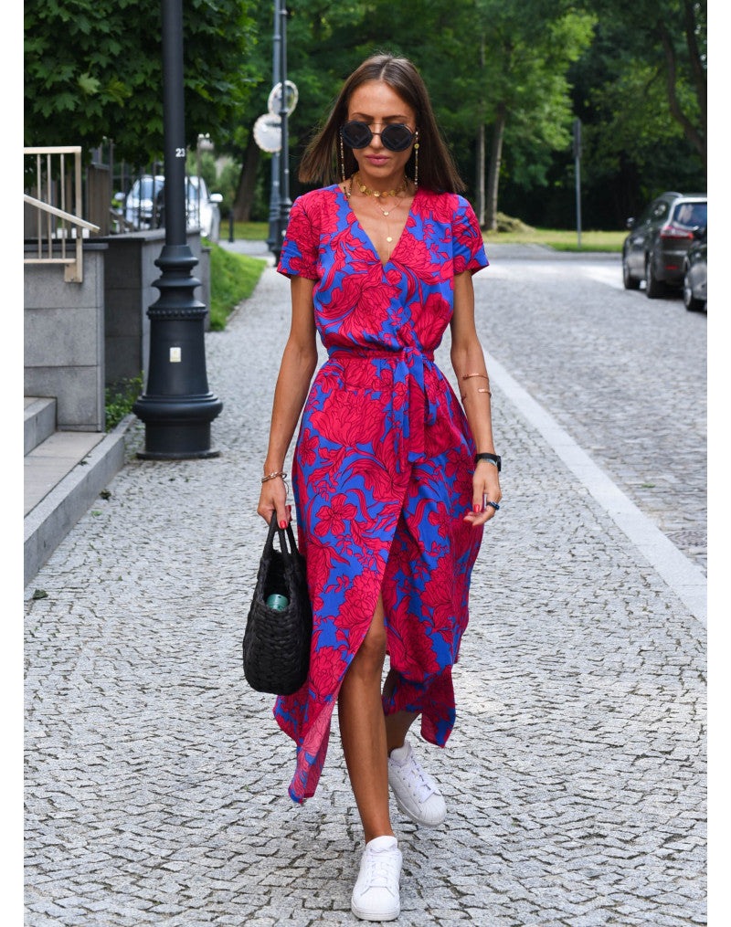 NADIA - Elegant Print Dress
