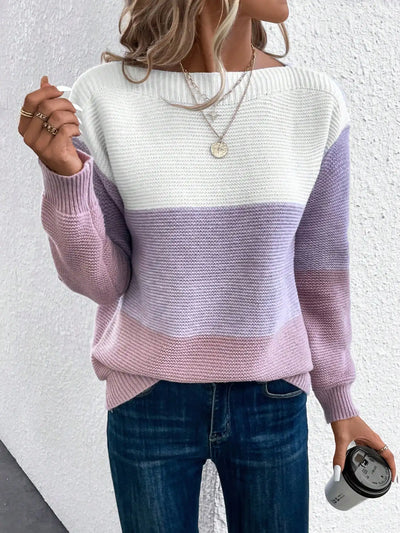 Aria – Soft Ombre Knit Sweater with Relaxed Fit & Cozy Feel