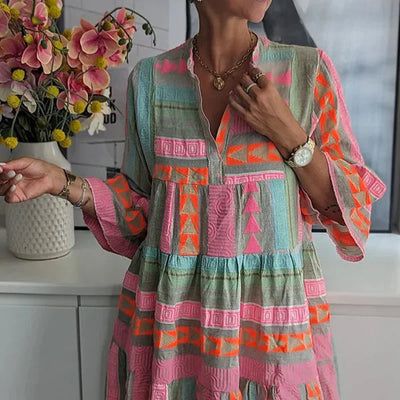 Ophelia – Boho Chic Flowing Dress for Effortless Style