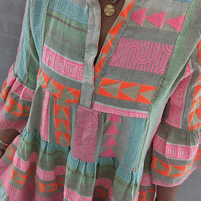 Ophelia – Boho Chic Flowing Dress for Effortless Style