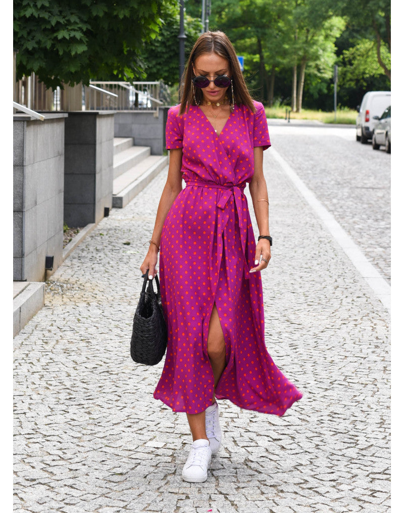 NADIA - Elegant Print Dress