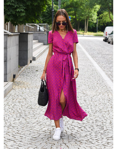 NADIA - Elegant Print Dress