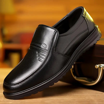 Damian – Premium Cowhide Leather Slip-On Loafers