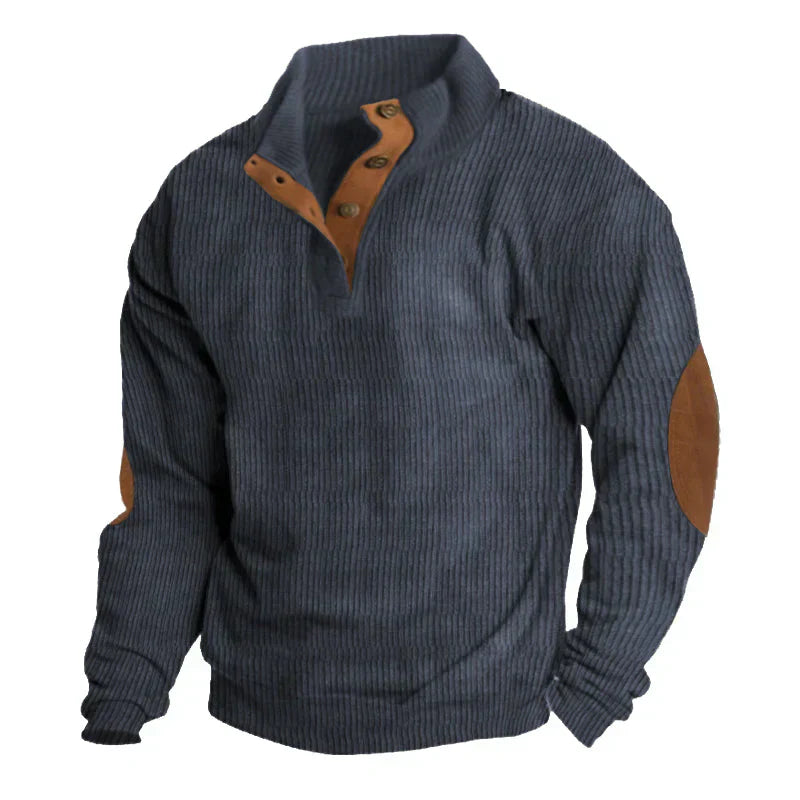 Friedrich – Ribbed Button Sweater