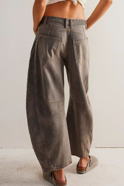 Ella – Wide-Leg Pocket Jeans