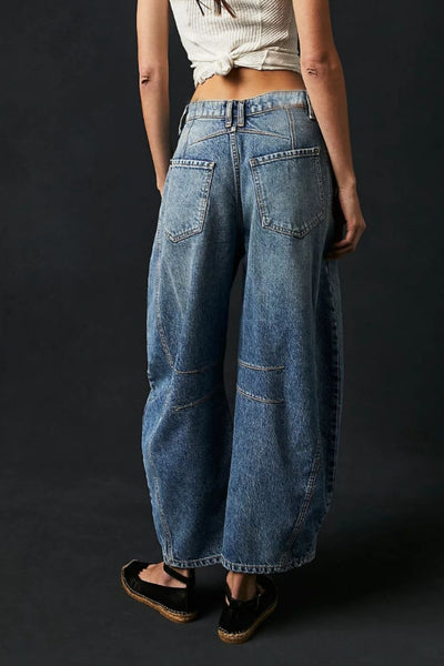 Ella – Wide-Leg Pocket Jeans