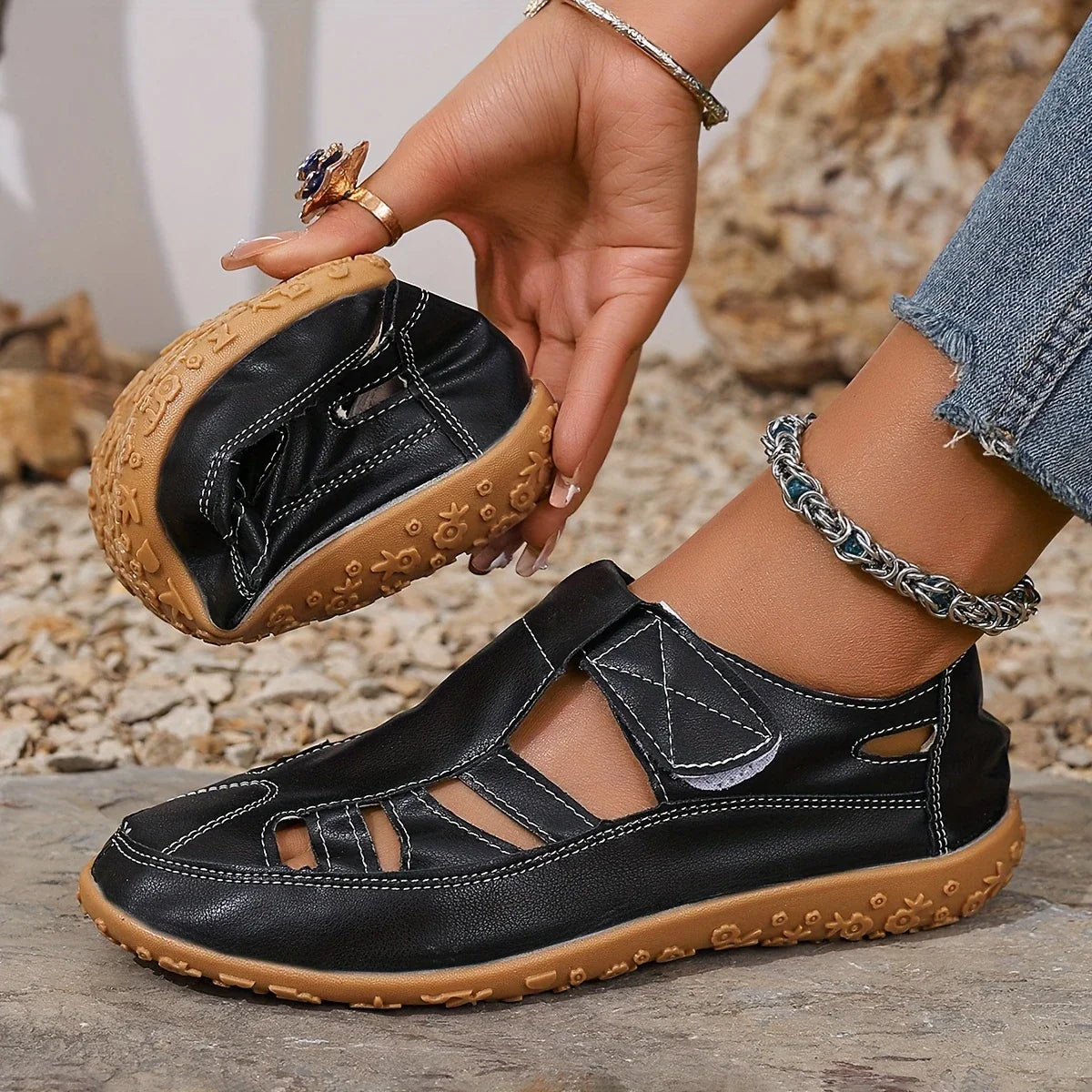 Sophia – Casual Leather Summer Sandals