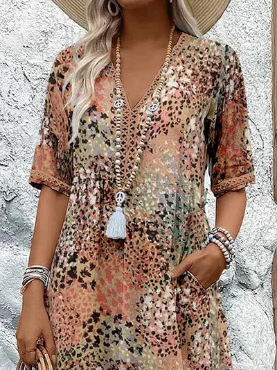 Harper – Elegant Floral Midi Dress