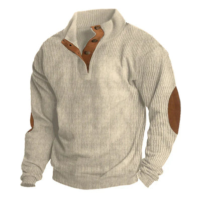 Friedrich – Ribbed Button Sweater