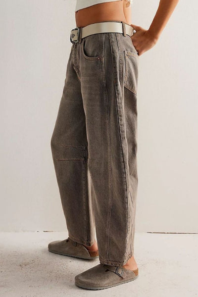 Ella – Wide-Leg Pocket Jeans