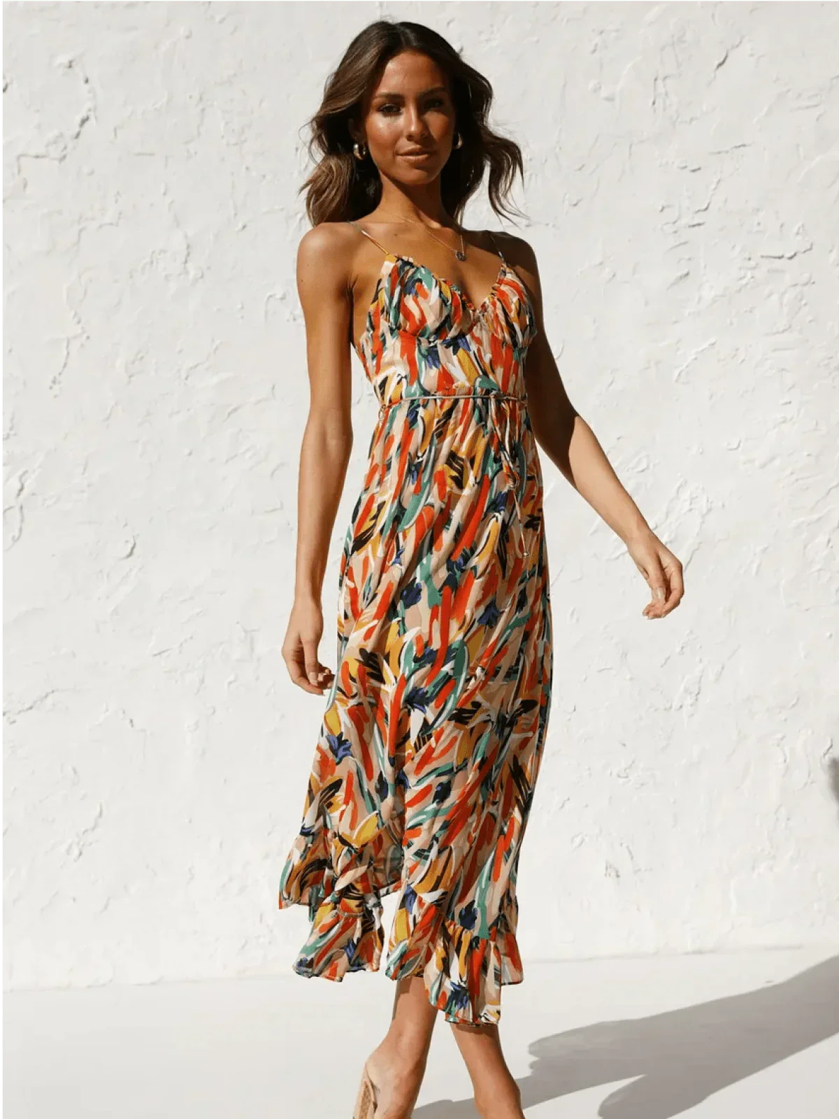 CHIARA - COLORED MIDI DRESS