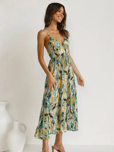 CHIARA - COLORED MIDI DRESS