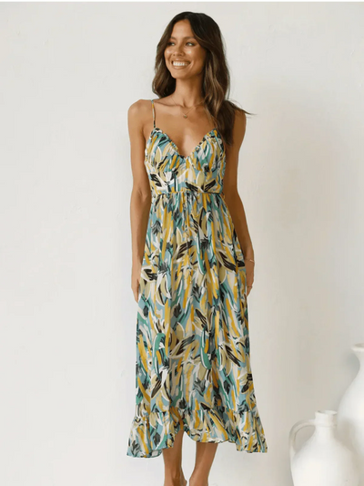 CHIARA - COLORED MIDI DRESS