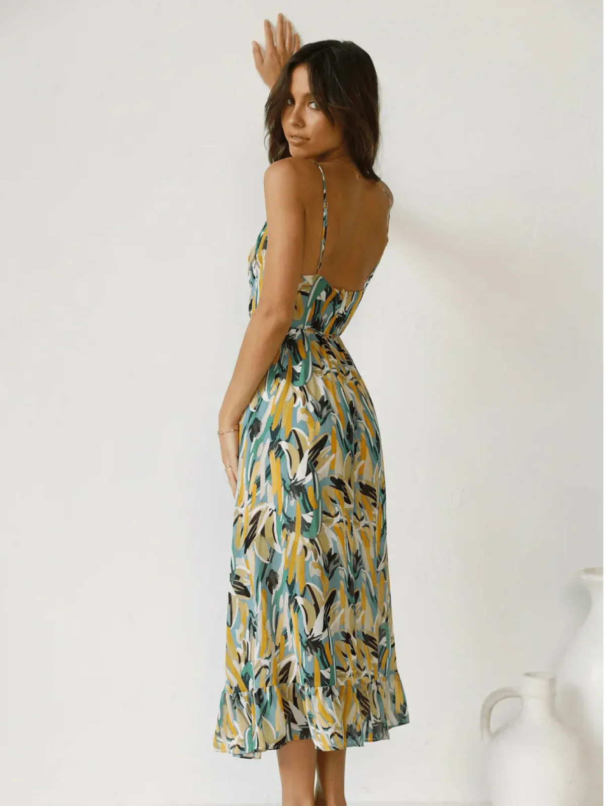 CHIARA - COLORED MIDI DRESS