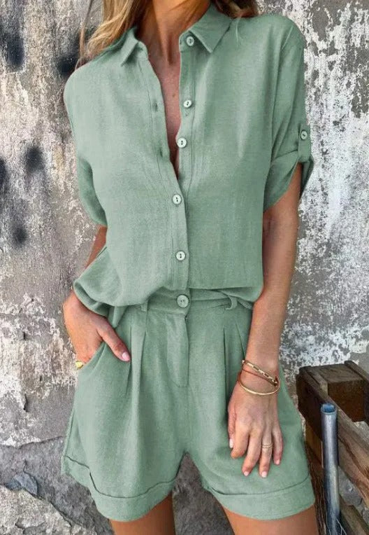 Linnea – Lightweight Linen Set