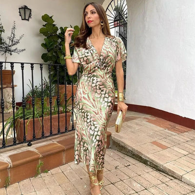 Maria – Signature Elegance Dress with Flawless Fit & Satin Finish