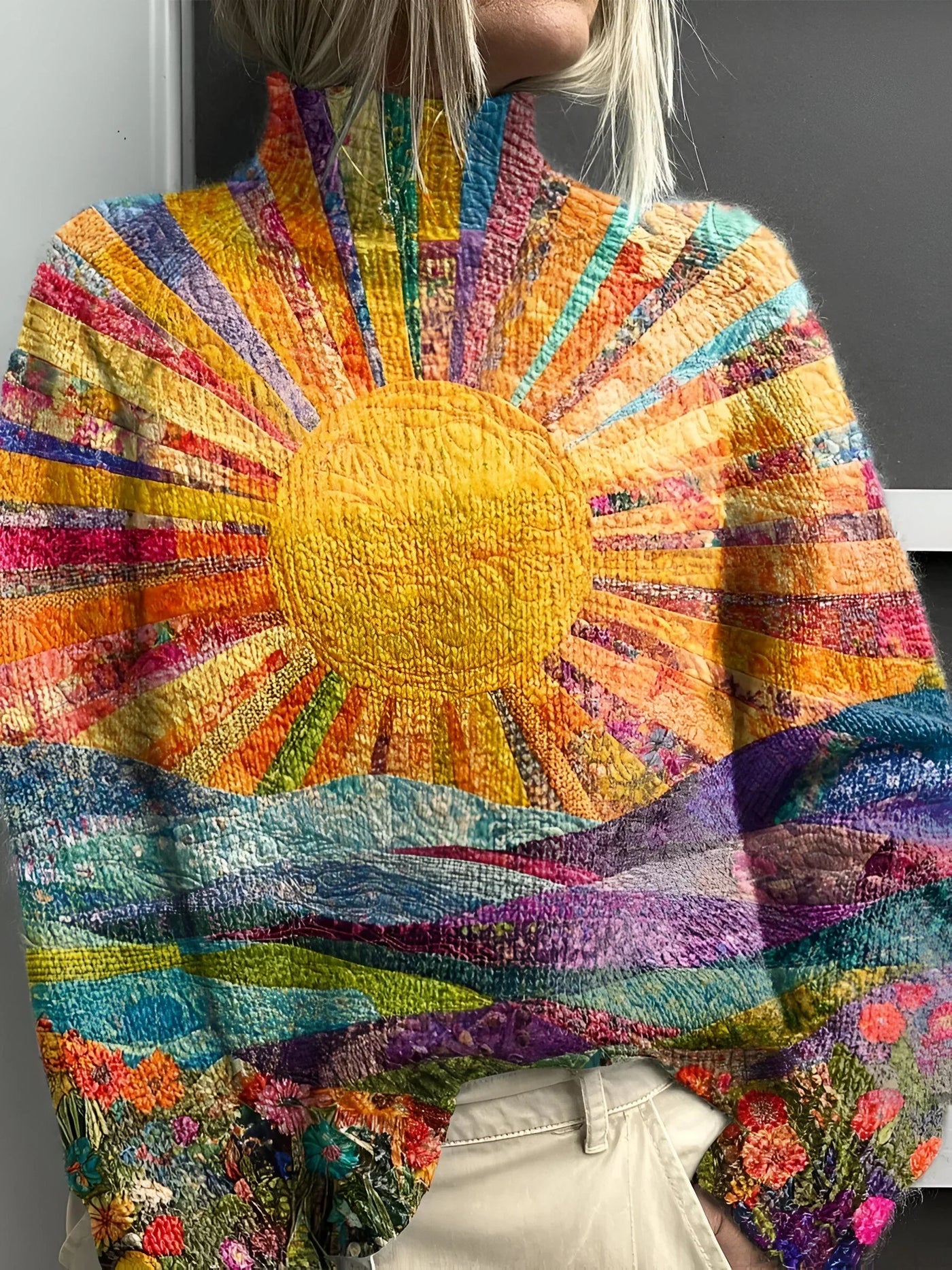 Ruby – Vibrant Knit Turtleneck Sweater with Cozy Comfort & Bold Colors