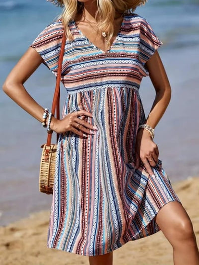 Marigold – Striped Boho Summer Dress